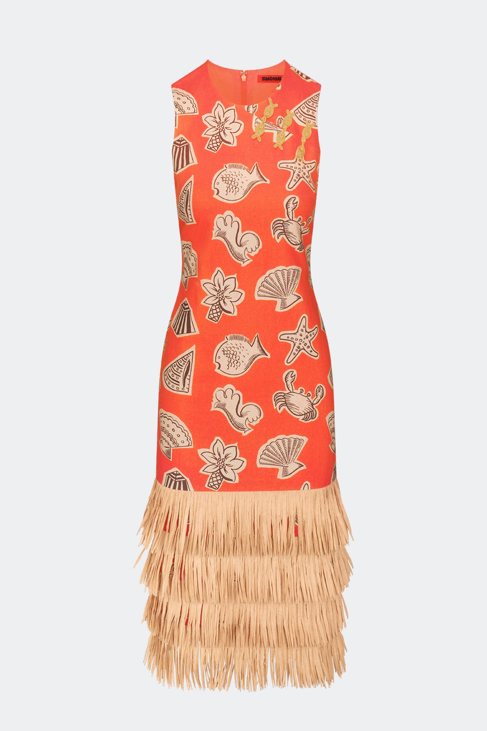 Jooni Linen Dress | Simon Miller Playful Sea Print