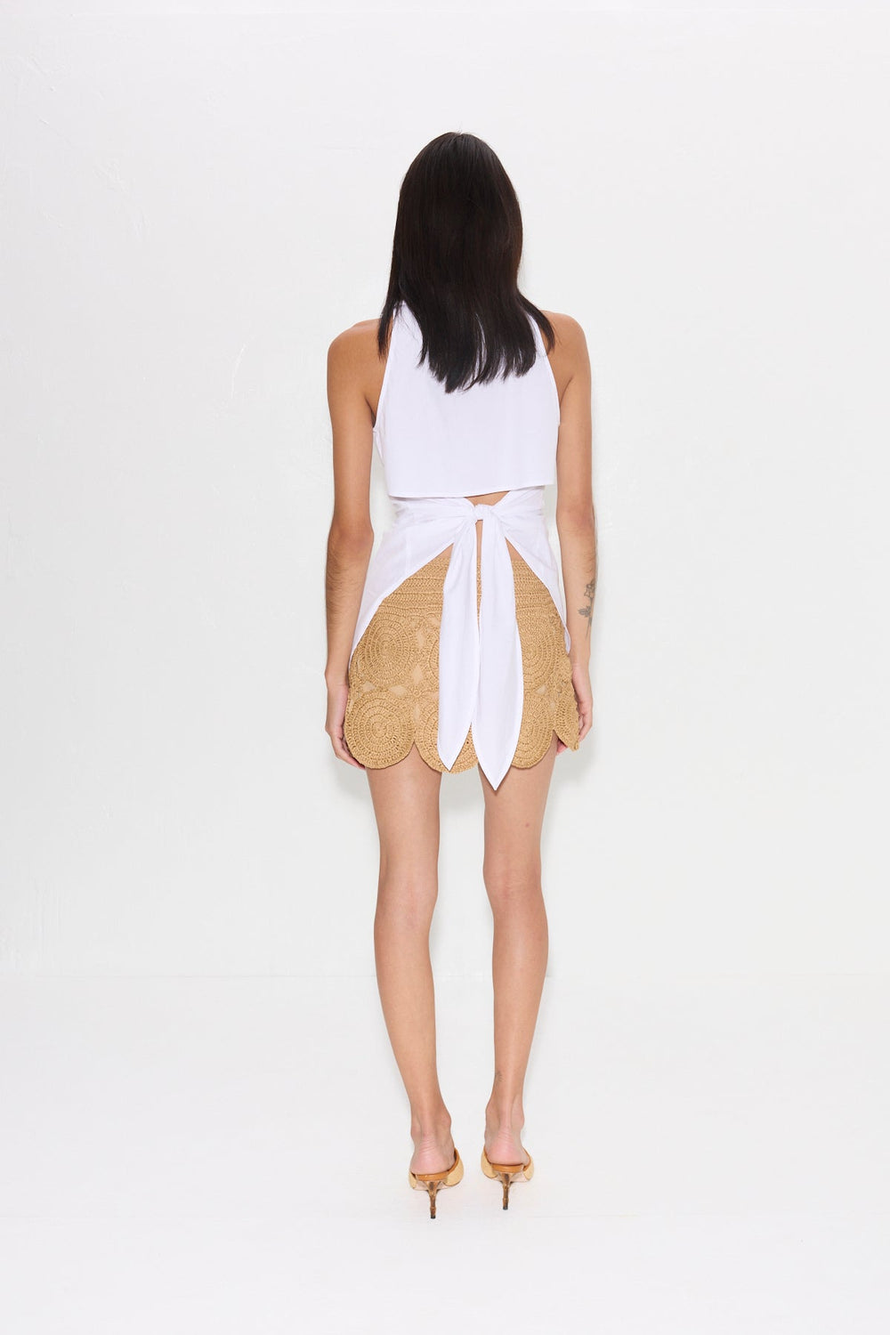 Beep Beep Mini Skirt | Simon Miller NATURAL