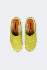Riad Slipper | Simon Miller Moss Green/Natural