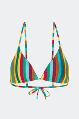 Bwai Bikini Top | Simon Miller Vibrant Multi Stripe
