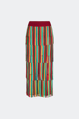 Za Za Knit Skirt | Simon Miller Vibrant Multi Stripe