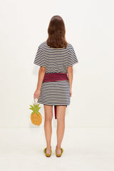 Lottie T-Shirt Dress | Simon Miller Navy Stripe Combo