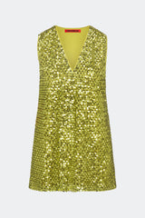 Fountain Sequin Dress | Simon Miller Metallic Pear