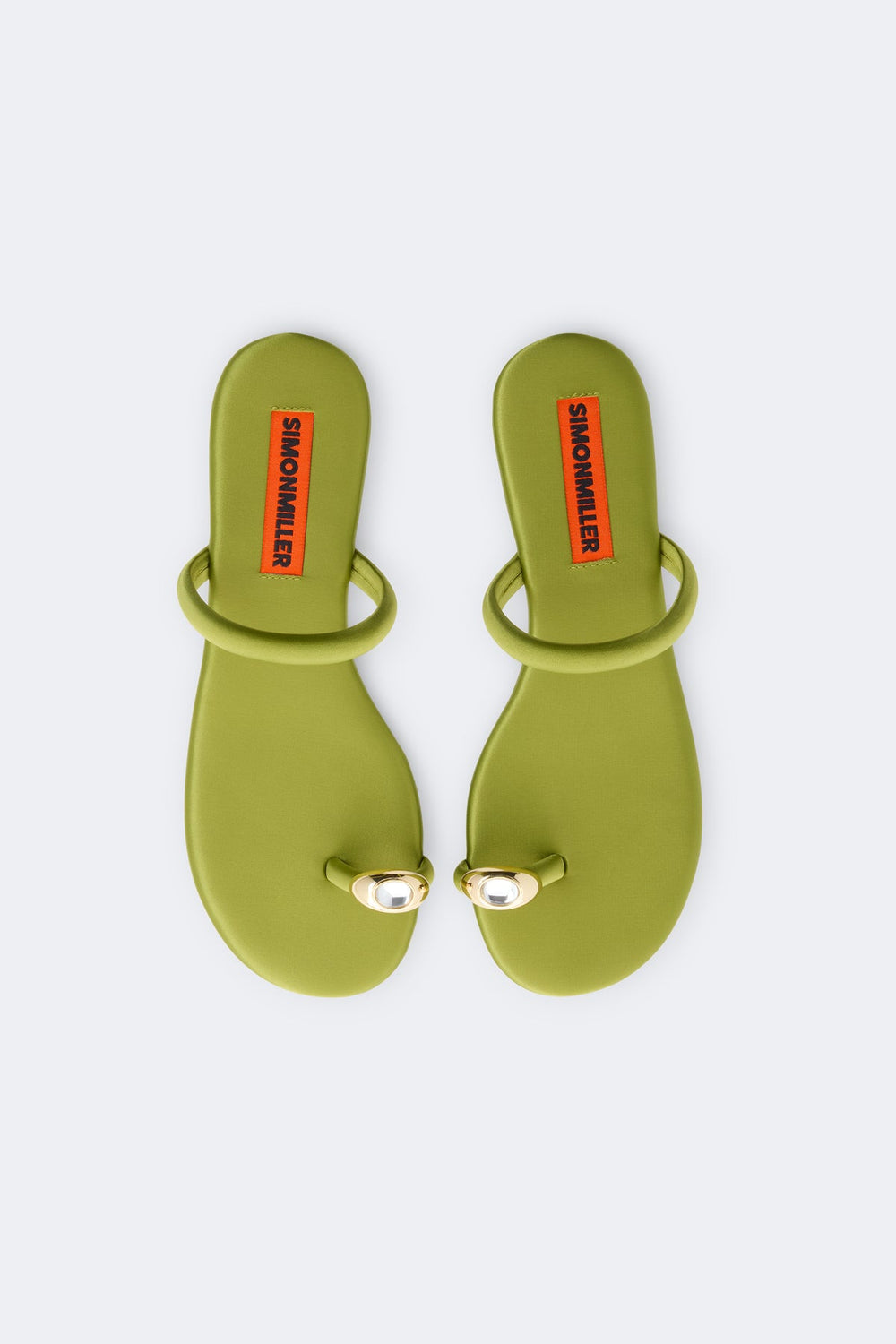 Pipe Sandal | Simon Miller Moss Green/Clear