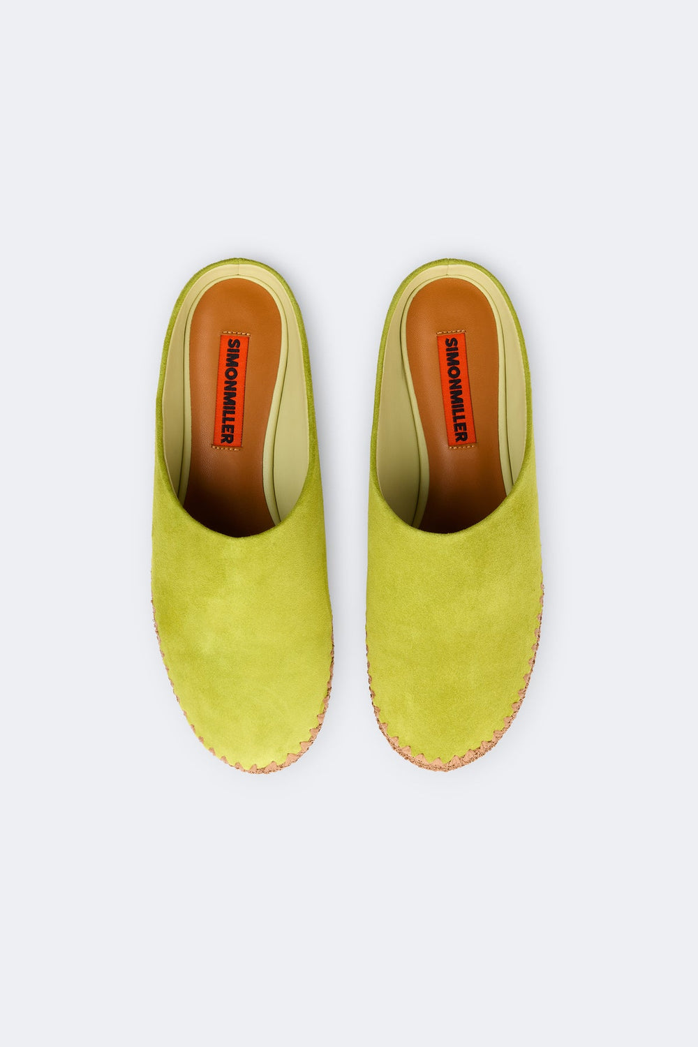 Riad Slipper | Simon Miller Moss Green/Natural