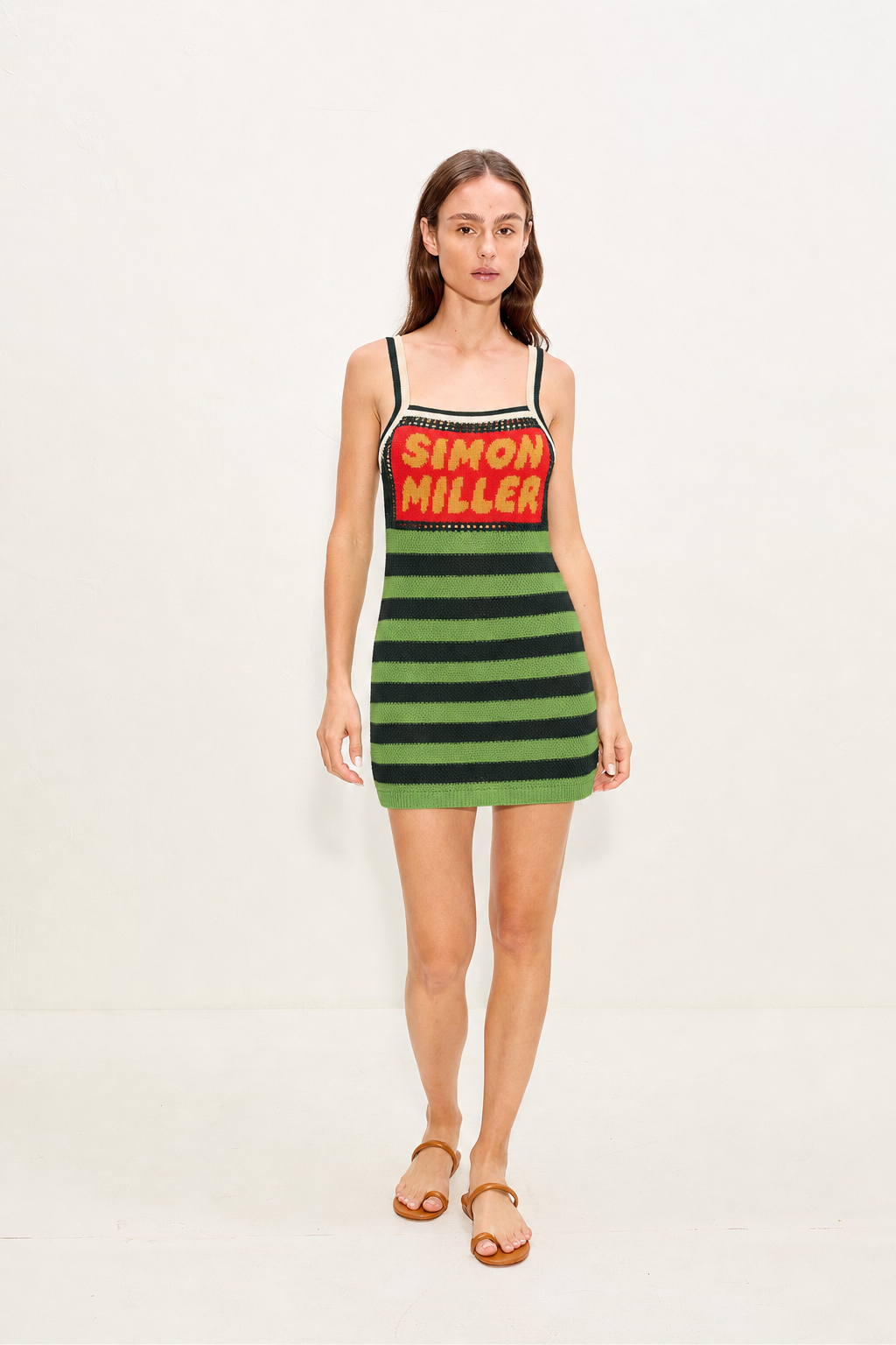 Dibby Crochet Mini Dress | Simon Miller Classic Dibby Graphic