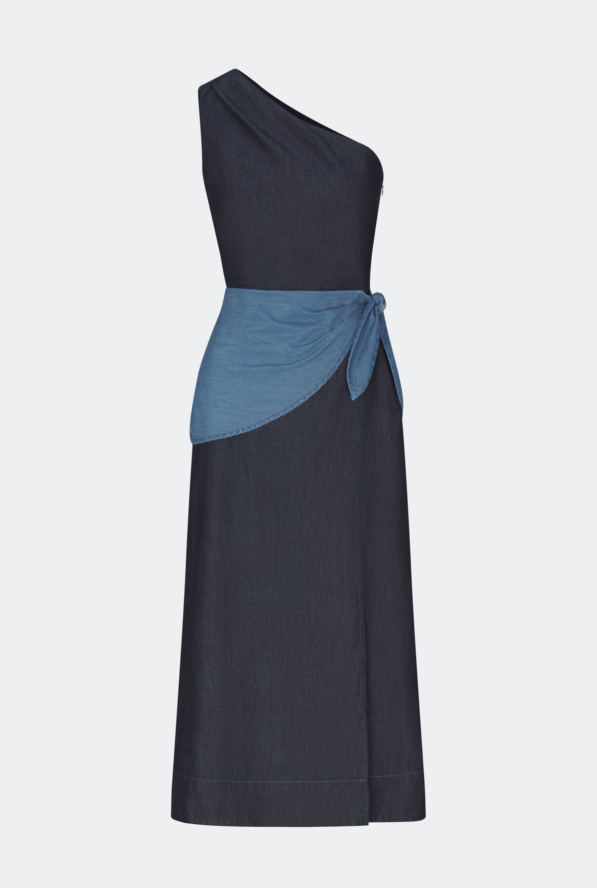 Belem Chambray Midi Dress | Simon Miller Indigo Combo