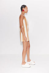 SIMONMILER Sahara Striped Denim Dress | Simon Miller TAN STRIPE