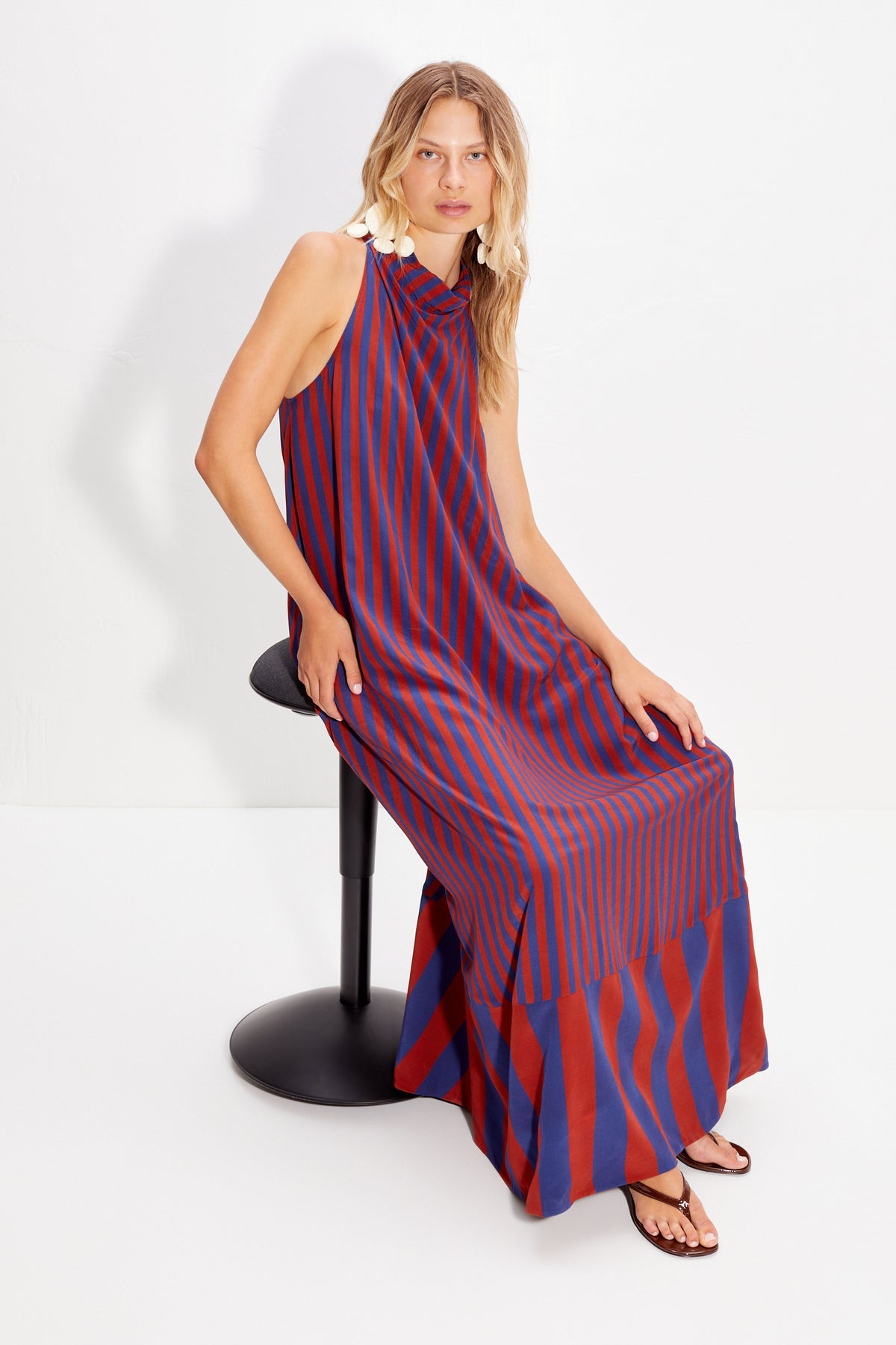 Mona Crepe Dress | Simon Miller Navy/Henna