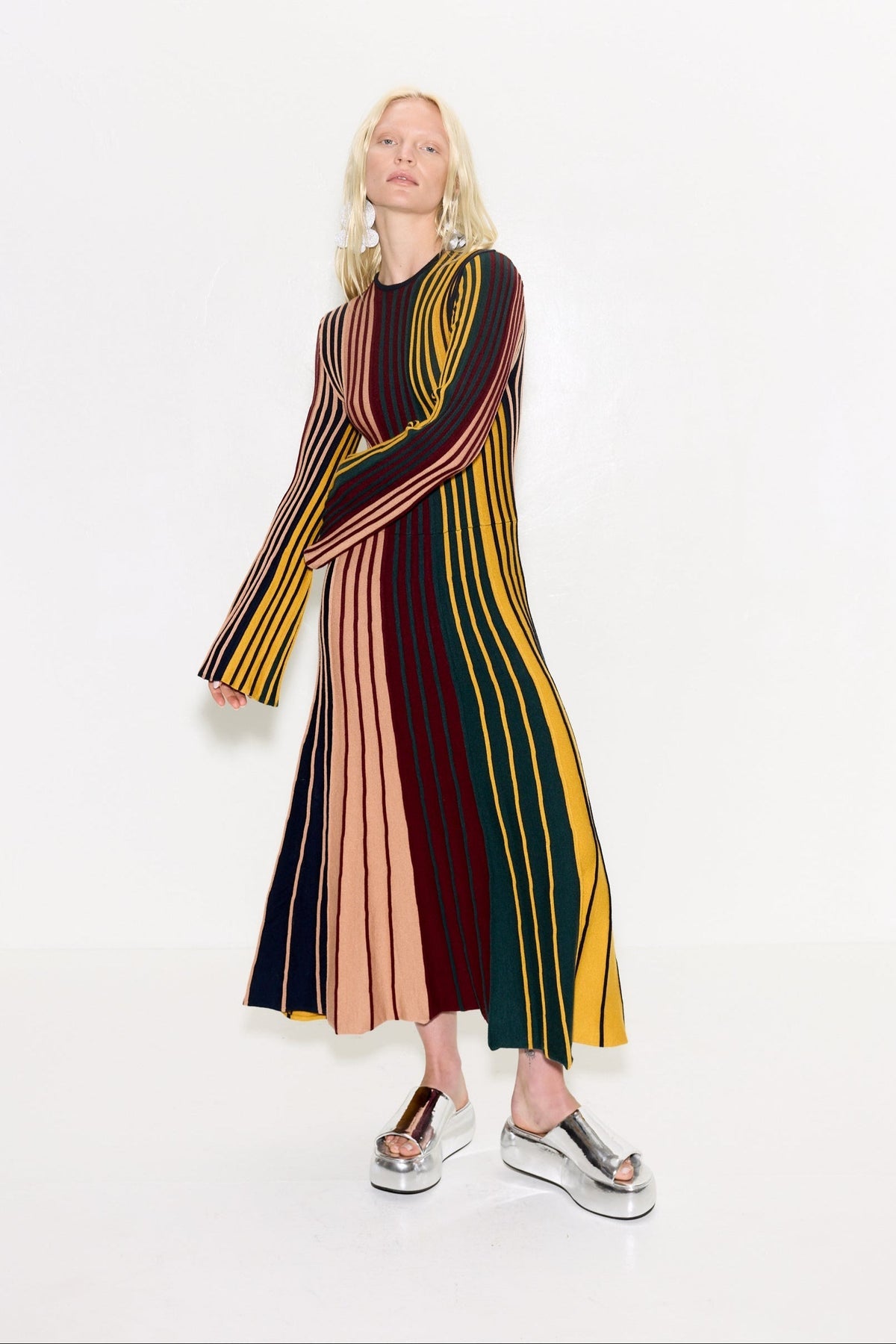 Celia Knit Dress | Simon Miller MULTI COLOR RIB