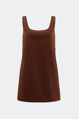 Sahara Corduroy Mini Dress | Simon Miller CHOCO BROWN