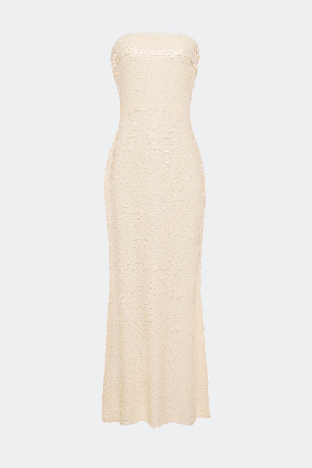 Sculpty Strapless Sequin Dress | Simon Miller BONE
