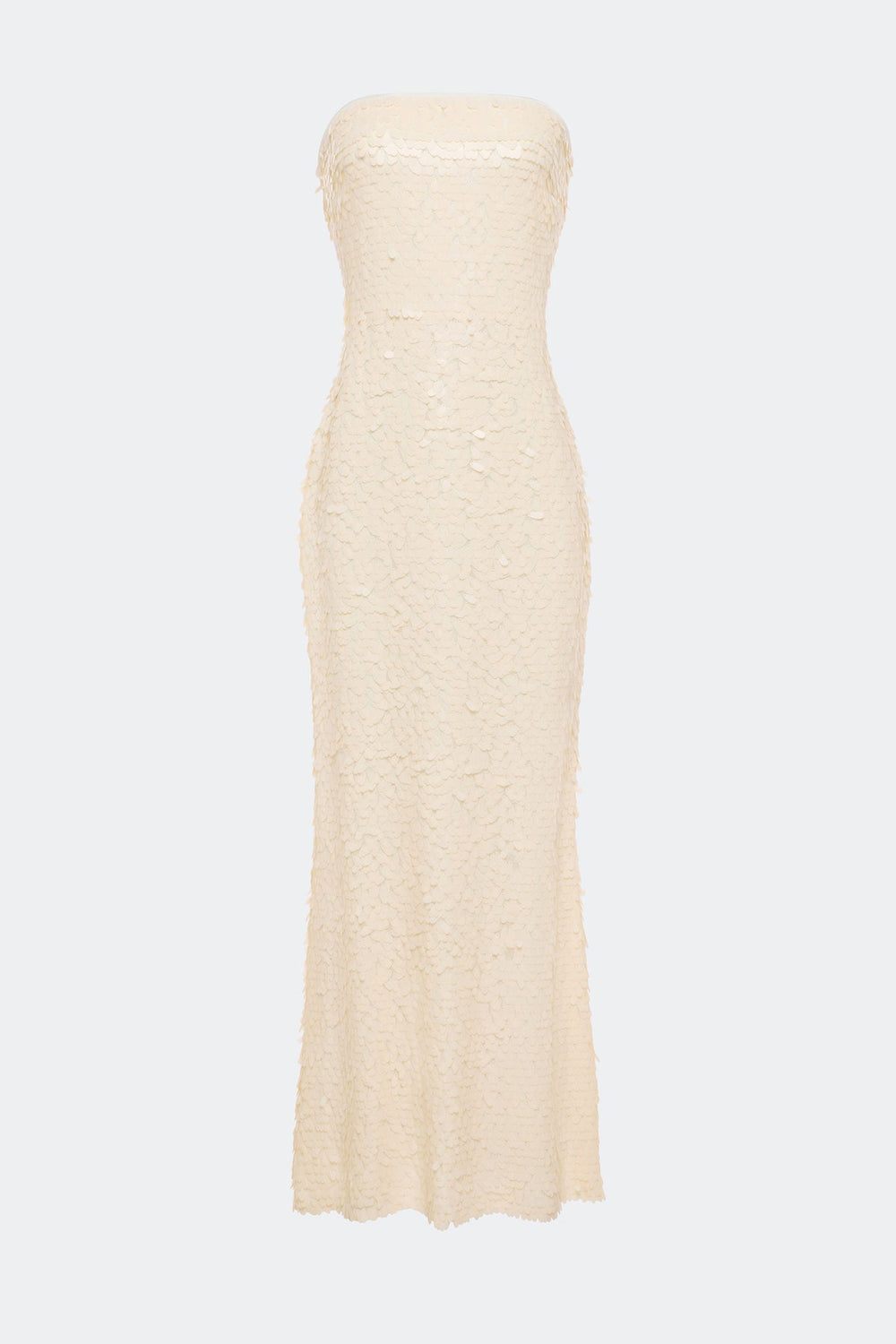 Sculpty Strapless Sequin Dress | Simon Miller BONE