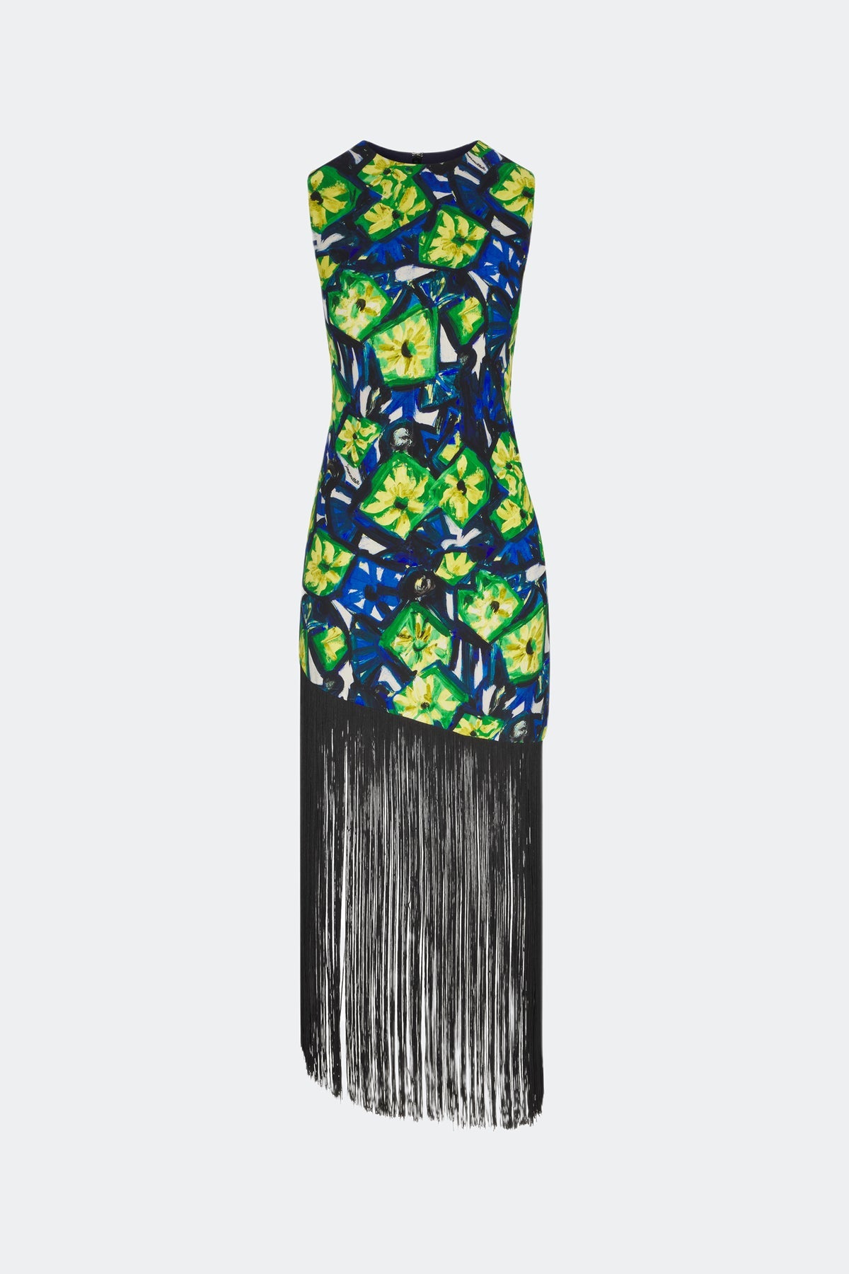 Casablanca Fringe Dress | Simon Miller Abstract Floral