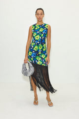 Casablanca Fringe Dress | Simon Miller Abstract Floral