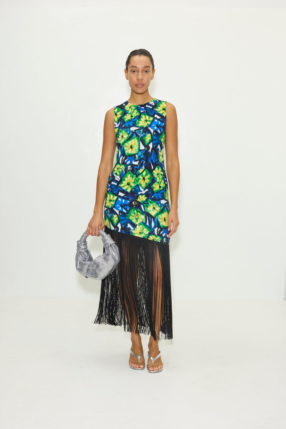 Casablanca Fringe Dress | Simon Miller Abstract Floral