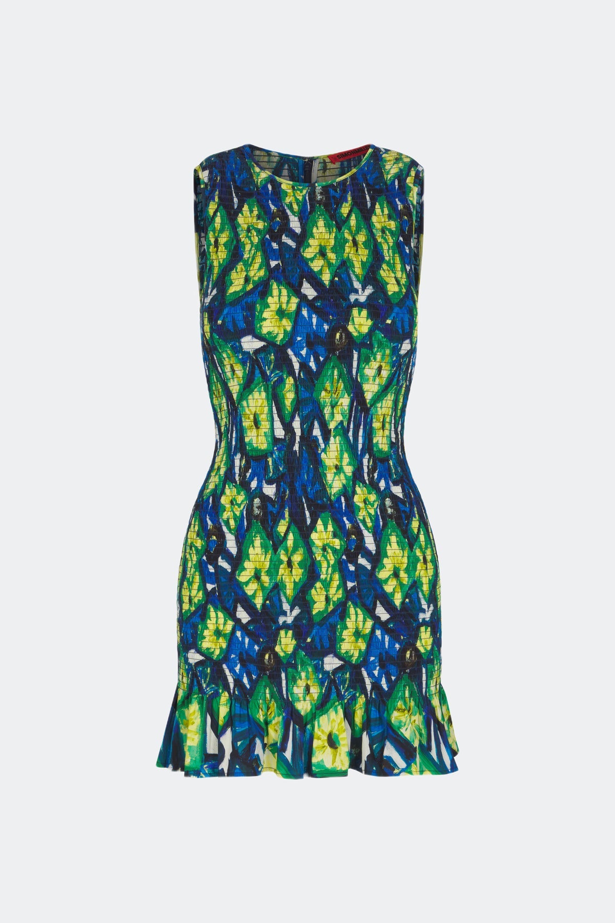 Belle Smocked Mini Dress | Simon Miller Abstract Floral