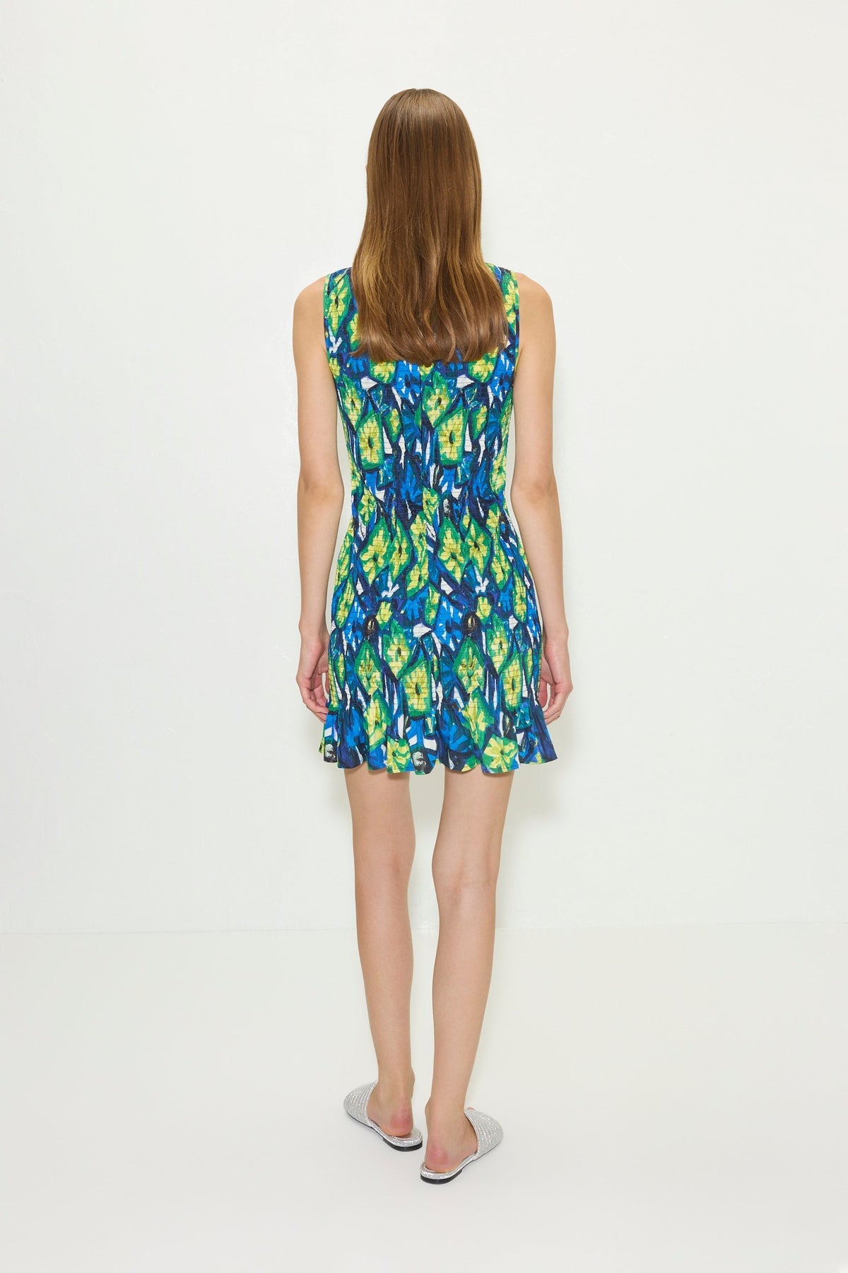 Belle Smocked Mini Dress | Simon Miller Abstract Floral