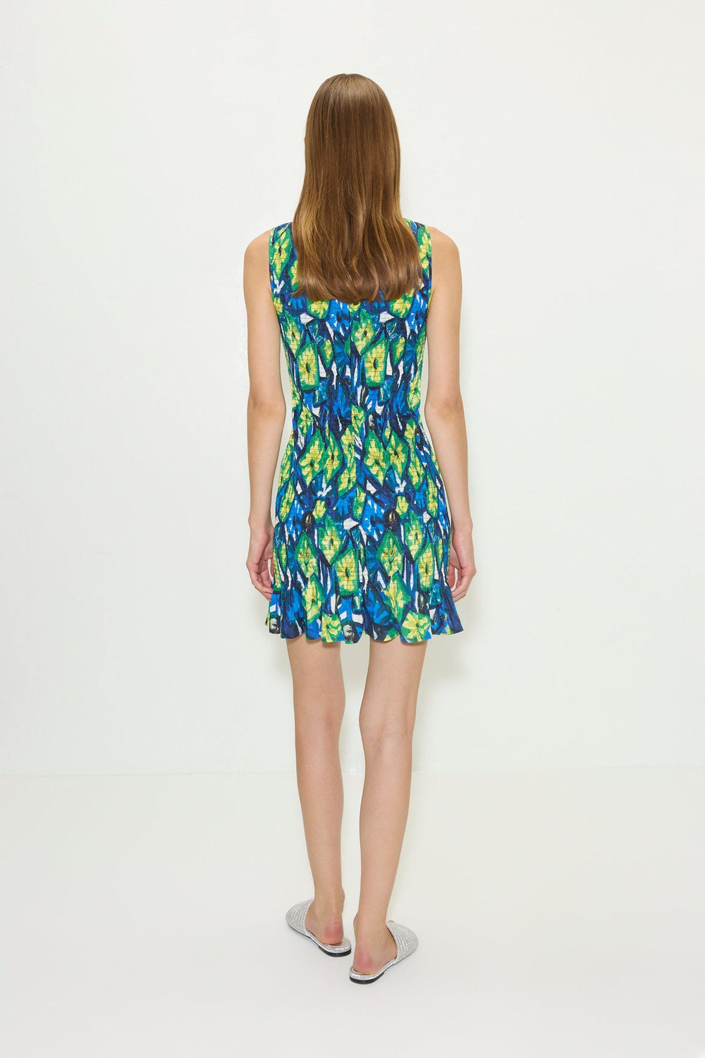 Belle Smocked Mini Dress | Simon Miller Abstract Floral