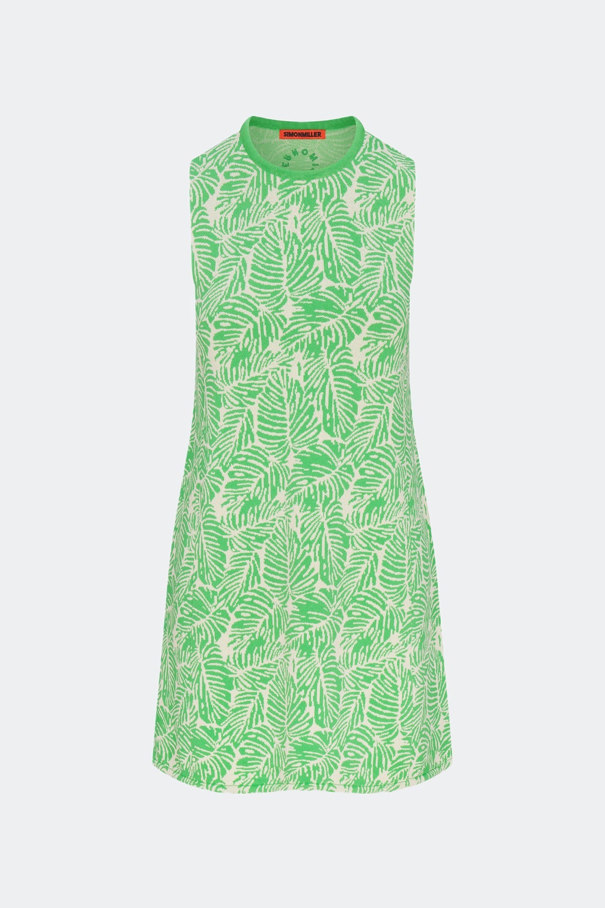Zana Knit Mini Dress | Simon Miller GUMMY GREEN PALM LEAF