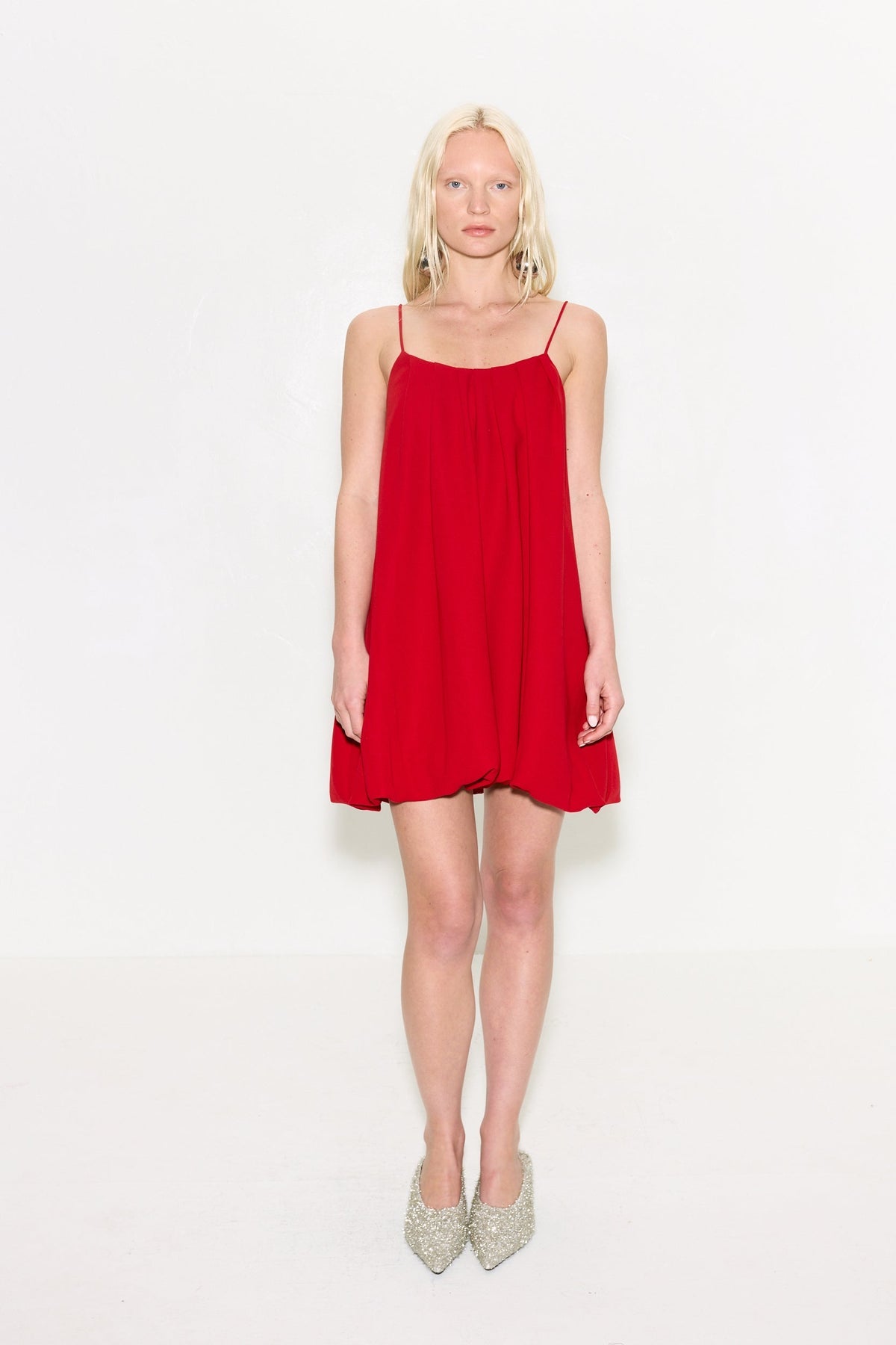 Cleo Crepe Mini Dress | Simon Miller LUCKY RED