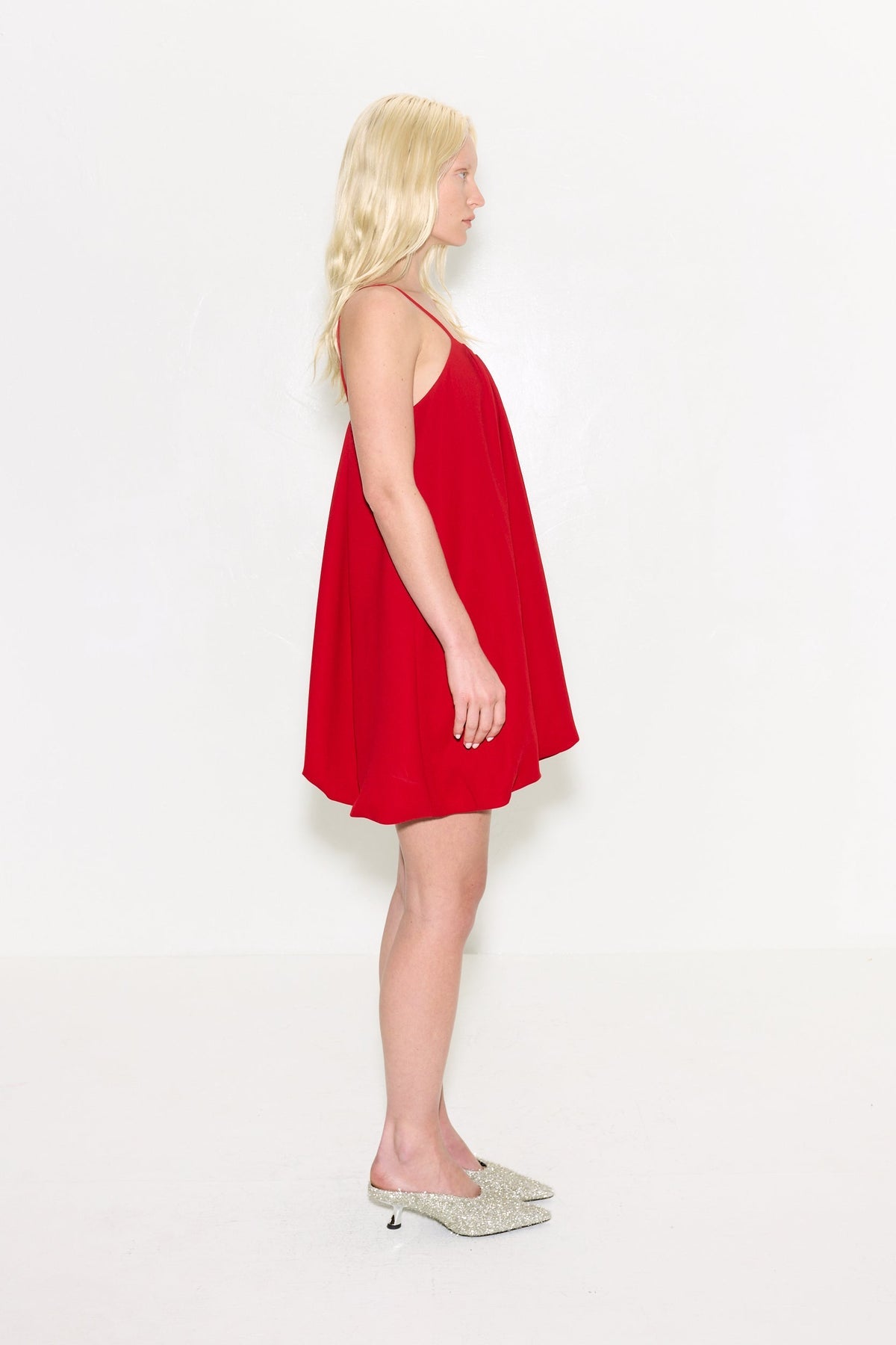 Cleo Crepe Mini Dress | Simon Miller LUCKY RED