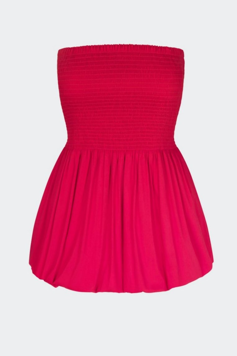 Belle Smocked Dress | Simon Miller LUCKY RED