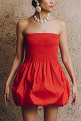 Belle Smocked Dress | Simon Miller LUCKY RED