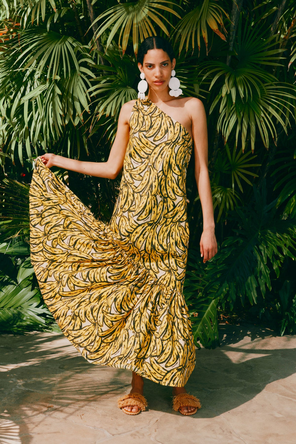 Rea Poplin Maxi Dress | Simon Miller YELLOW BANANAS