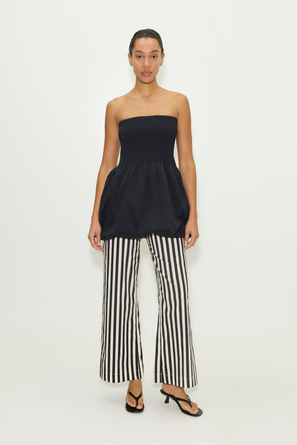 Belle Smocked Dress | Simon Miller BLACK