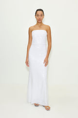 Sculpty Strapless Piano Sequin Dress | SIMONMILLER | Simon Miller MACADAMIA