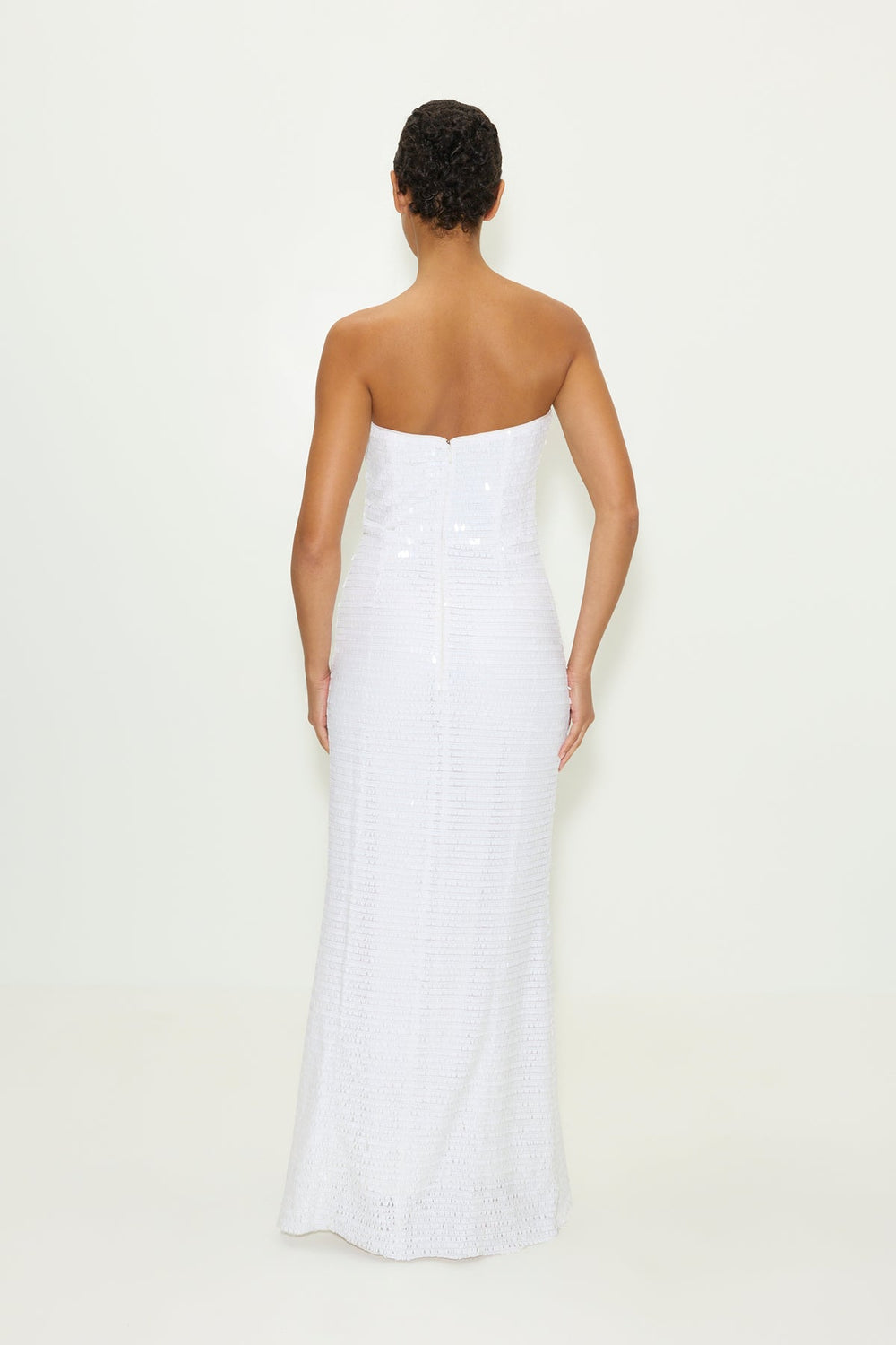 Sculpty Strapless Piano Sequin Dress | SIMONMILLER | Simon Miller MACADAMIA