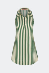 Loch Sleeveless Mini Dress | Simon Miller GUMMY GREEN/ECRU