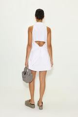 Loch Sleeveless Mini Dress | Simon Miller MACADAMIA