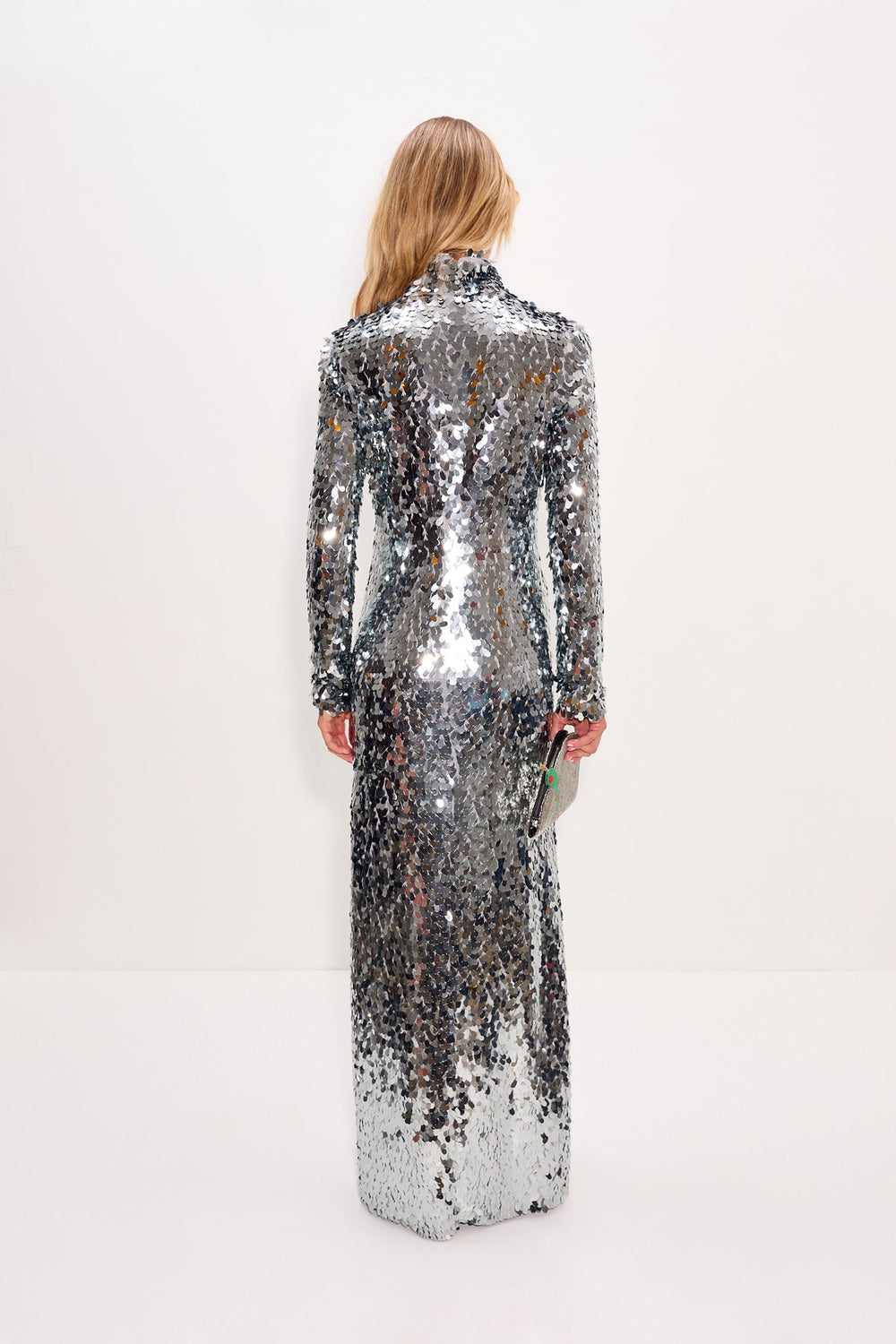 Sculpty Sequin Dress | Simon Miller SATELLITE SILVER
