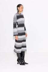Axon Knit Dress | Simon Miller BLACK/MACADAMIA MULTI