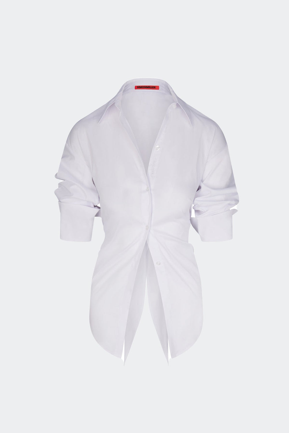 Loch Poplin Button Up | Simon Miller MACADAMIA