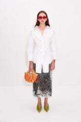 Inna Poplin Top | Simon Miller MACADAMIA