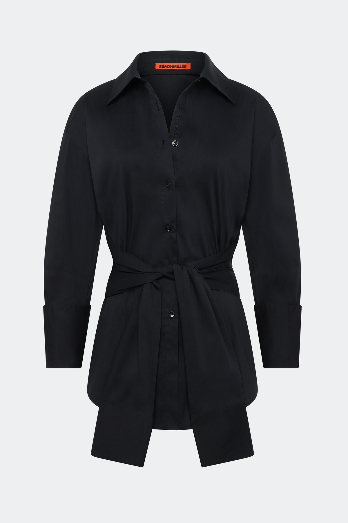 Inna Poplin Top | Simon Miller BLACK