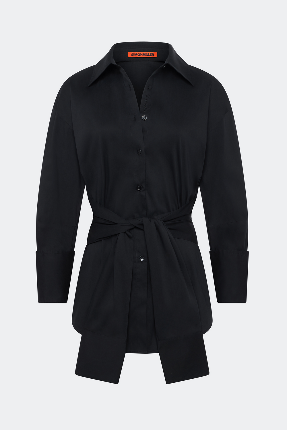 Inna Poplin Top | Simon Miller BLACK