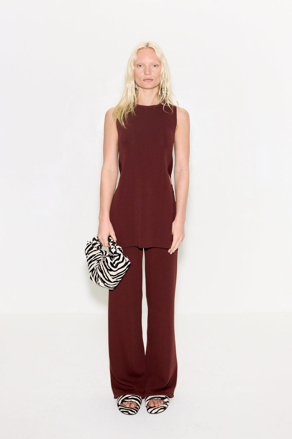 Knits By Canoga Top | Simon Miller CHOCO BROWN