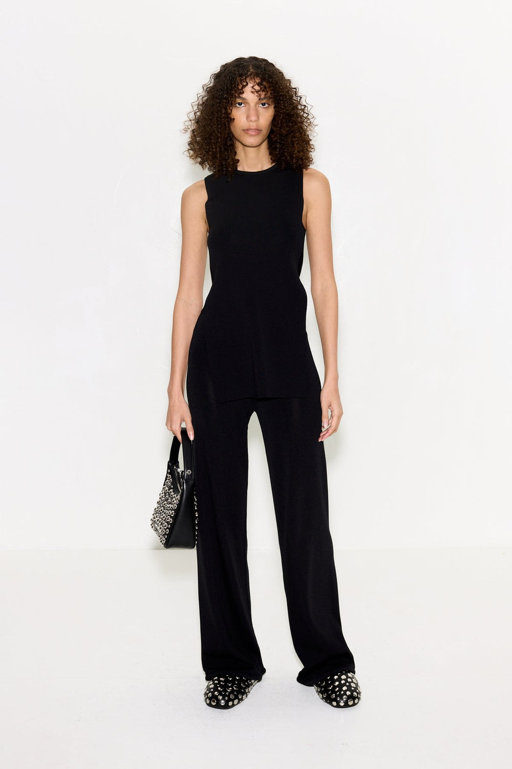 Knits By Canoga Top | Simon Miller BLACK