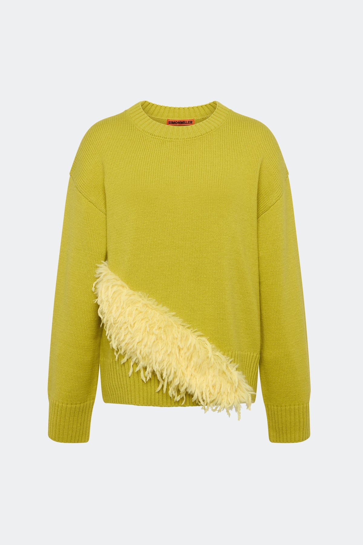 Zira Novelty Sweater | Simon Miller Chartreuse