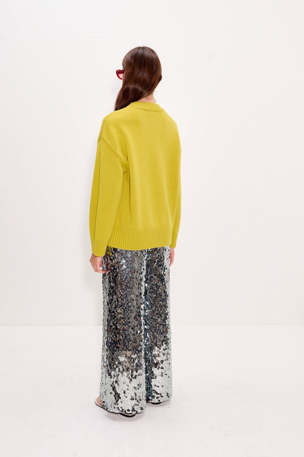 Zira Novelty Sweater | Simon Miller Chartreuse