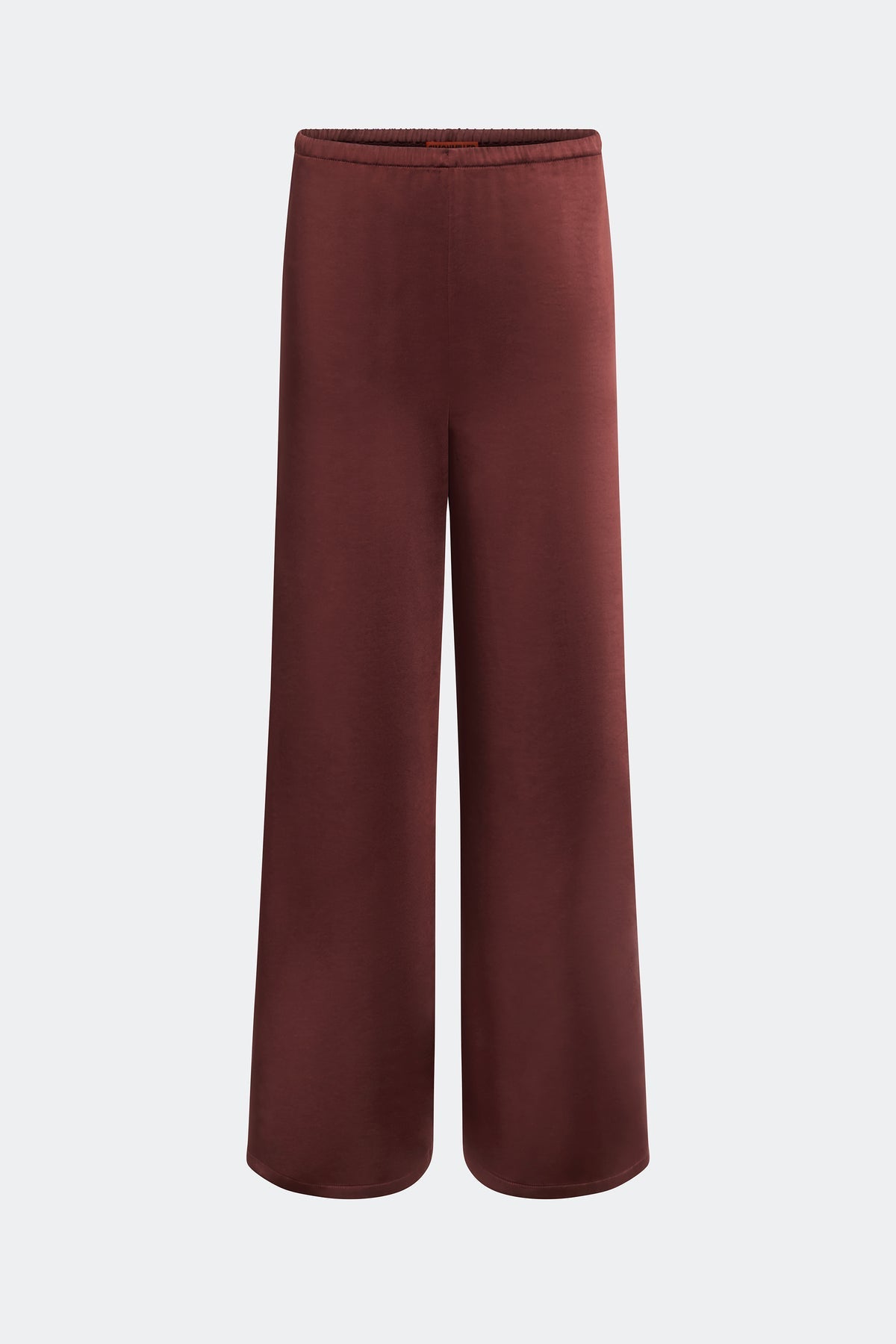 Nella Satin Wide Leg Pant | Simon Miller CHOCO BROWN
