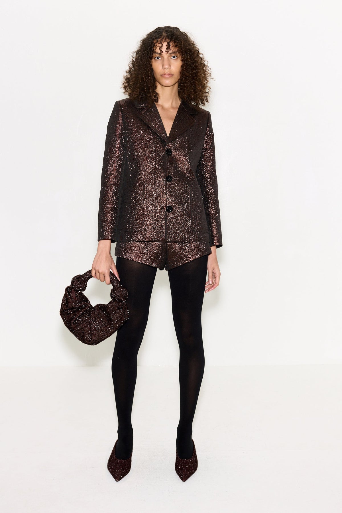 Fleur Metallic Shorts | Simon Miller BRONZE