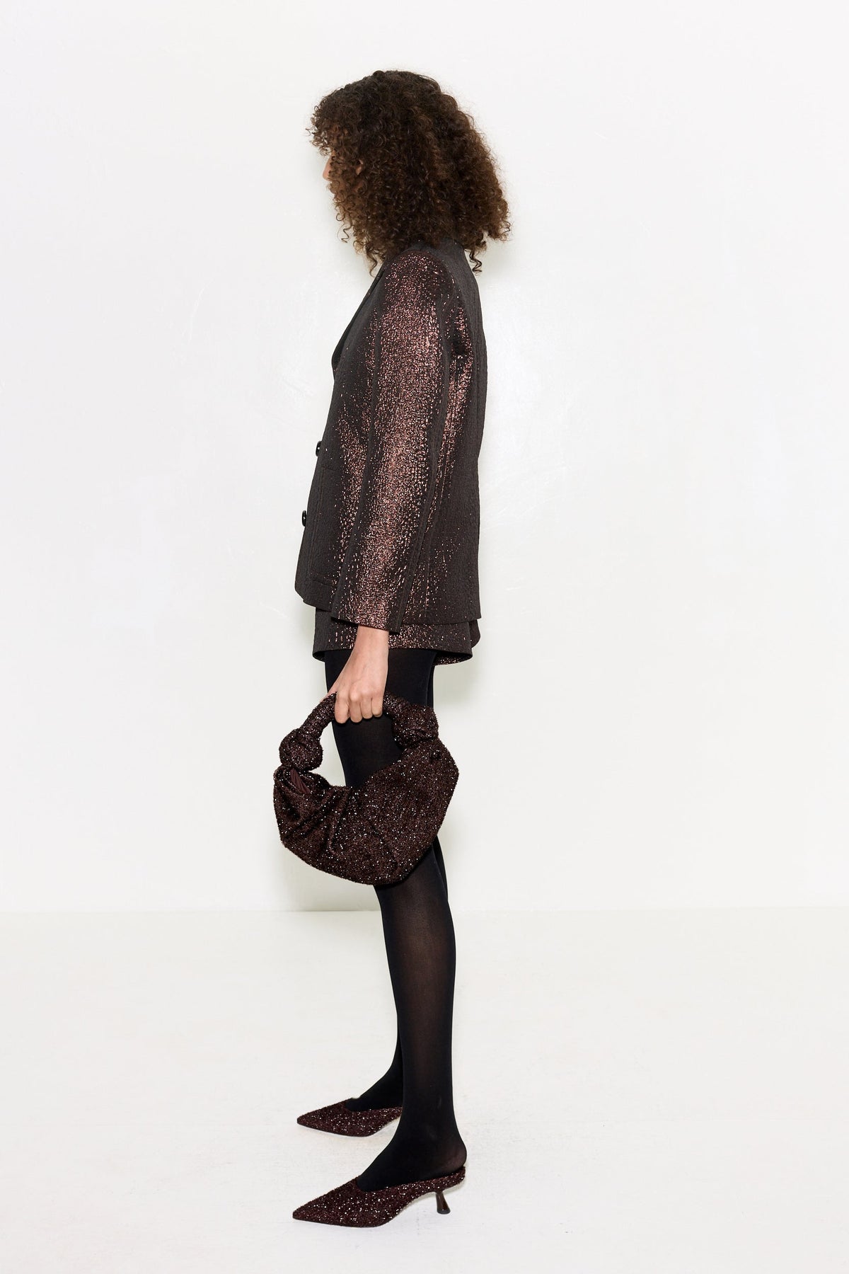 Fleur Metallic Shorts | Simon Miller BRONZE