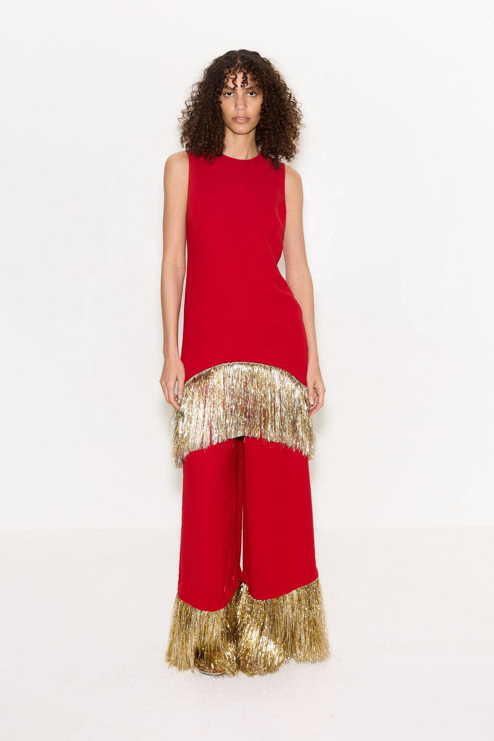 Nella Fringe Pant | Simon Miller LUCKY RED