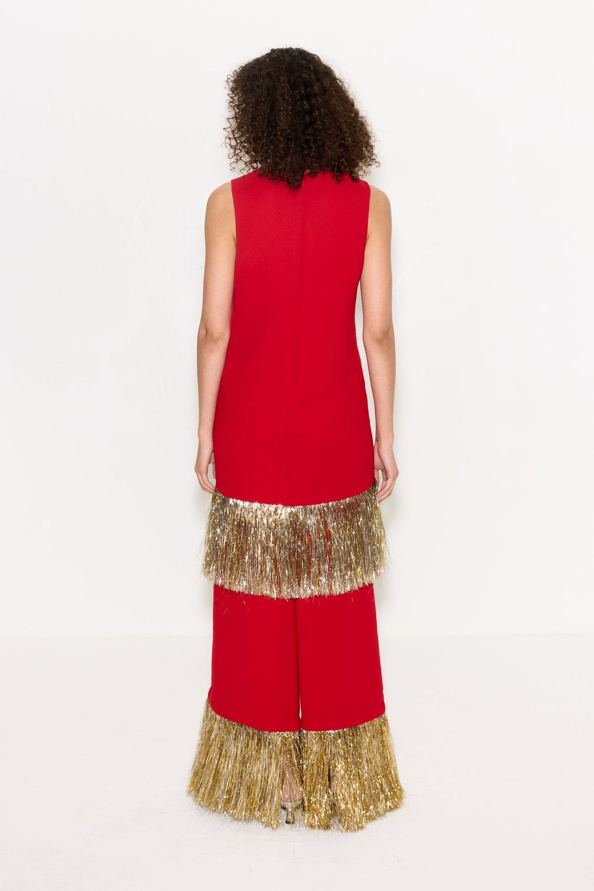 Nella Fringe Pant | Simon Miller LUCKY RED