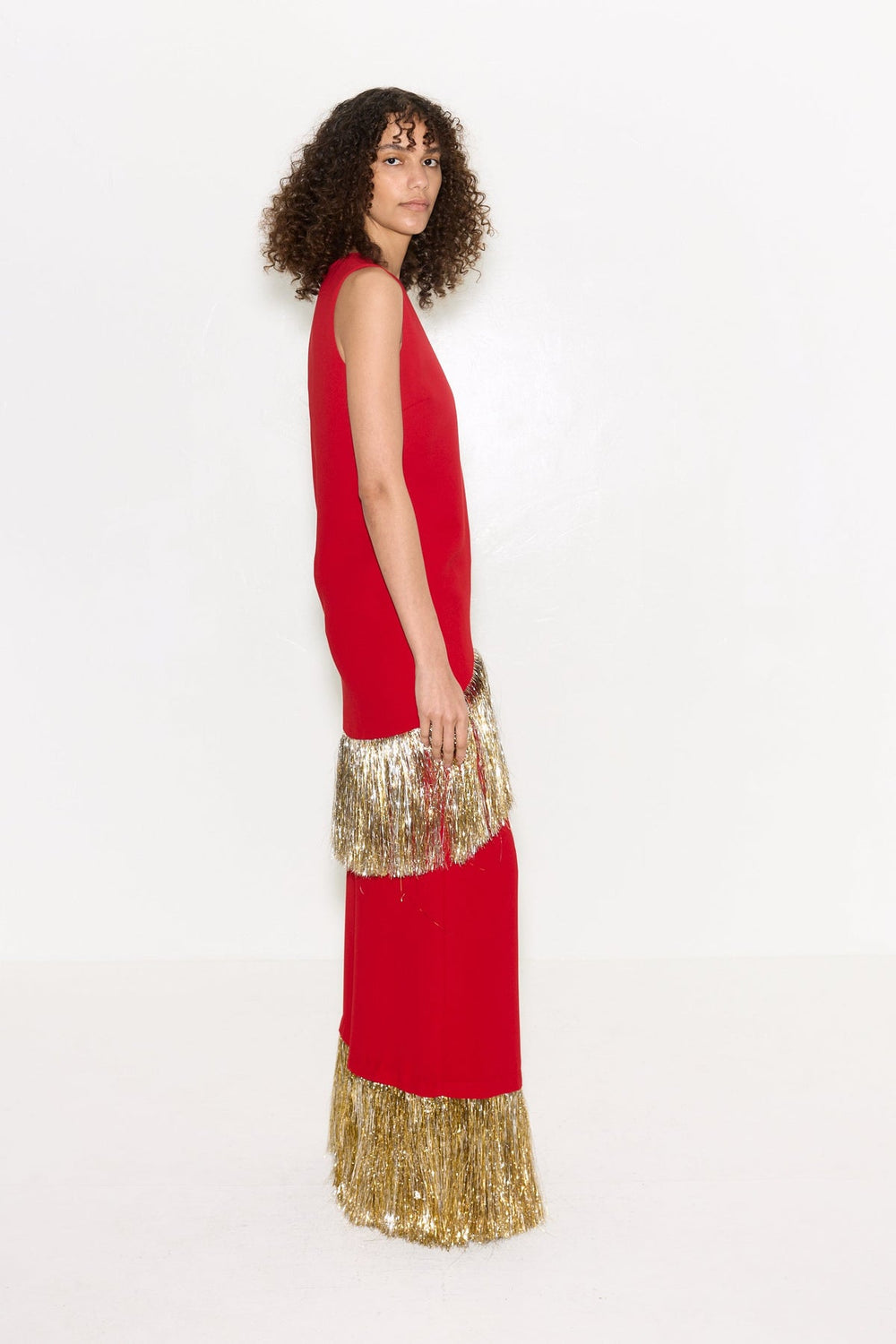 Nella Fringe Pant | Simon Miller LUCKY RED